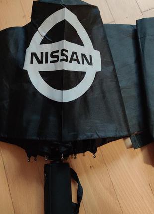 Зонт nissan автоматический зонтик с чехлом1 фото