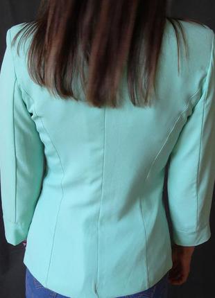Женский бирюзовый пиджак2 фото
