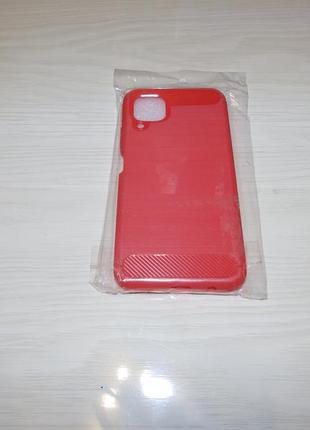 Чехол polished carbon для huawei p40 lite red5 фото