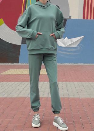 Джоггеры джоггеры женские бежеві джогери джогери жіночі зелені спортивні штани6 фото