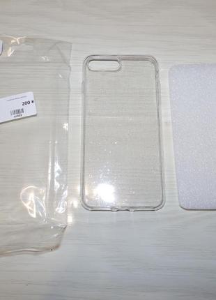 Чехол crystal case iphone 7/8 plus glitter блёстки2 фото