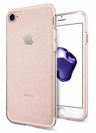 Чехол crystal case iphone 7/8 plus glitter блёстки