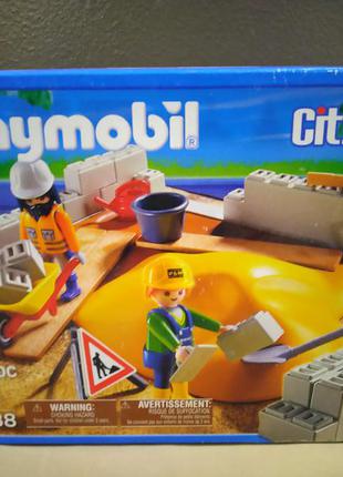 Редкий конструктор playmobil 4138 строительство - 34 дет