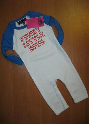 Человечек "nappy head" размер 0-3 мес.