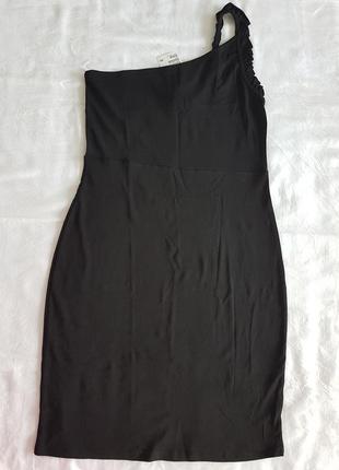 Брендовое, черное платье, сарафан, от h&m, р.s  или м