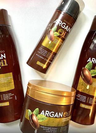 Шампунь для волос " жидкое золото" с аргановым маслом , кератином и маслом жожоба argan oil deliplus3 фото
