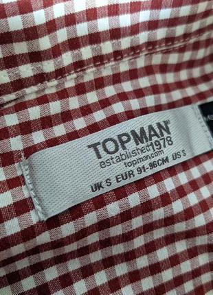 Рубашка topman (s/m) замеры3 фото