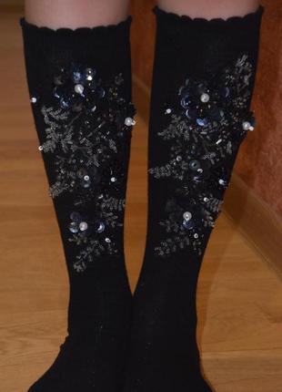 Нарядные гольфики ручной работы в школу