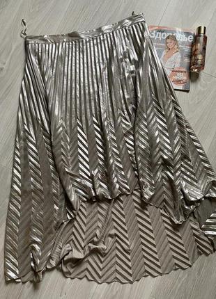 Нарядная юбка плиссе батал coast1 фото