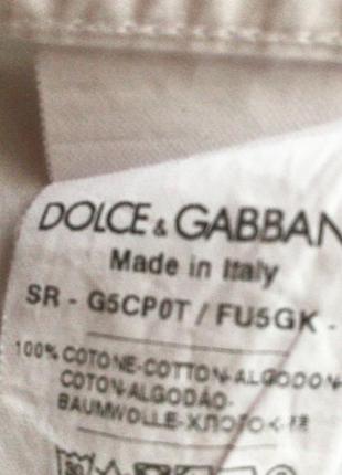 Сорочка з довгим рукавом бренду dolce & gabbana, італія10 фото