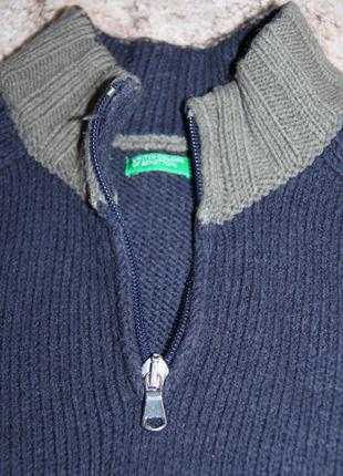 Шерстяной свитерок benetton. 6 лет.3 фото