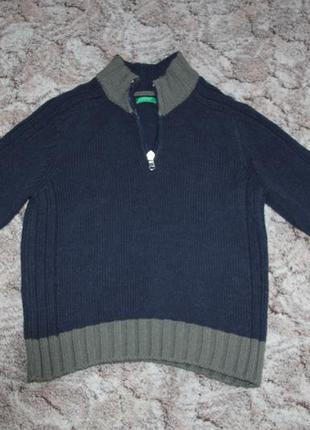 Шерстяной свитерок benetton. 6 лет.2 фото