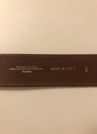 Кожаный пояс maxmara weekend7 фото