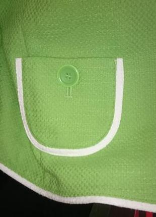 Эффектный брендовый пиджак из натуральной ткани (размер 52-50)5 фото