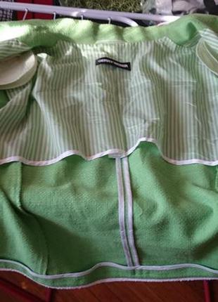 Эффектный брендовый пиджак из натуральной ткани (размер 52-50)6 фото
