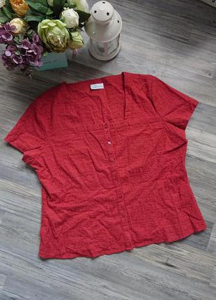 Женская блуза с вышивкой блузка блузочка большой размер батал 50 /52/543 фото