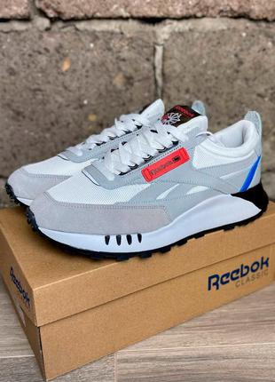 Кроссовки мужские reebok leather legacy classic серые / кросівки чоловічі рибок класик сірі кроссы