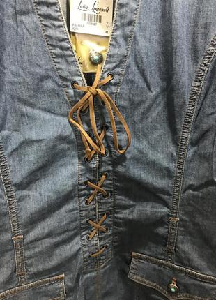 Платье джинсовое luisa spagnoli 3