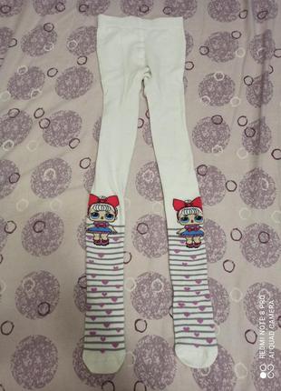 Колготки с лол 7-8 лет