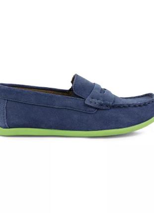 Лоферы кожаные туфли для мальчика florsheim kids jasper driver, р.39-402 фото