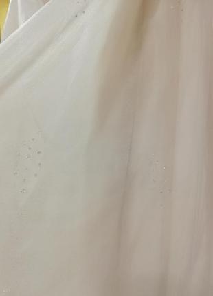 Свадебное платье розшитое бисером.9 фото