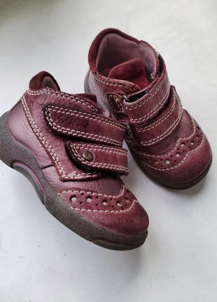 Шкіряні черевики ессо на дівчинку 19 р.