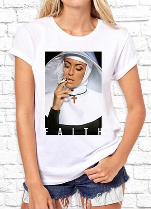 Женская футболка push it с принтом, swag _faith_ фп002768