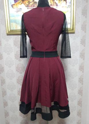 Красивое платье юбка клёш 👗❤️ 2