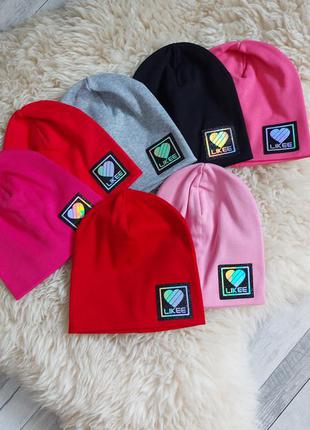 Шапочки на девочек 2-6 лет 3