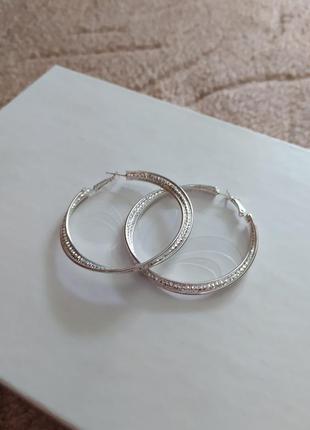 Серьги кольца