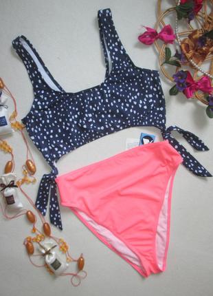 Мега шикарный слитный купальник контрастным верхом asos 08-21 🍒🍹🍒