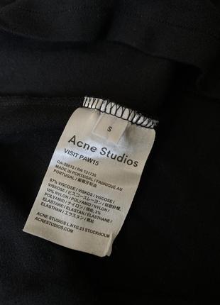 Платье acne studios чёрное6 фото