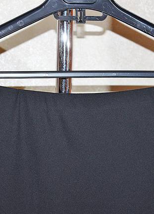 Шифоновая чёрная юбка на подкладке bonmarche3 фото