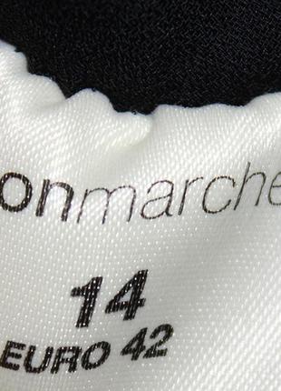 Шифоновая чёрная юбка на подкладке bonmarche4 фото