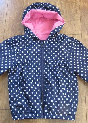 Куртка - ветровка  для девочки, kiabi, 24мес