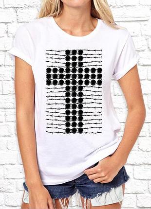 Женская футболка push it с принтом, swag крест фп000285