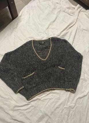 Свитер - пуловер люрексовая нить кофта/толстовка/свитшот/кардиган