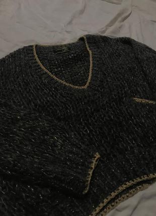 Свитер - пуловер люрексовая нить кофта/толстовка/свитшот/кардиган7 фото