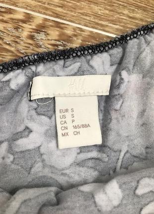 Лонгслив кофта h&m в квітковий принт 4