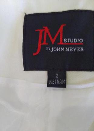 Шикарный стильный жакет на молнии jm studio by john meyer.3 фото