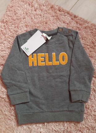 Світшот topomini hello , кофта, худі 86