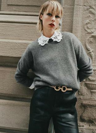 Мохеровый свитер zara
