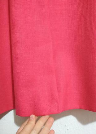 Шерсть лён люкс состав роскошная фирменная юбка карандаш миди большого размера супер состав качество6 фото
