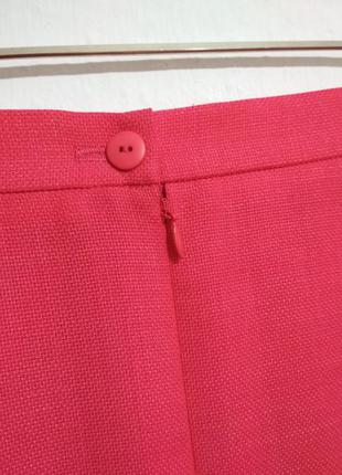 Шерсть лён люкс состав роскошная фирменная юбка карандаш миди большого размера супер состав качество8 фото