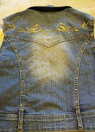 Жилетка джинсова 4