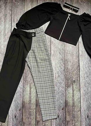 Стильные брюки половинки для девочки