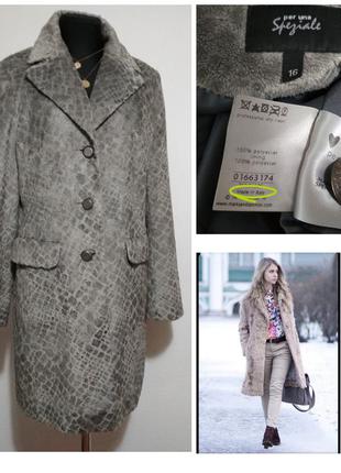 Легкое пальто фирменная итальянская лёгкая шубка тренч