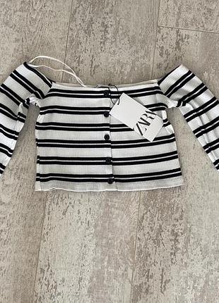 Стильний укороченый топ zara