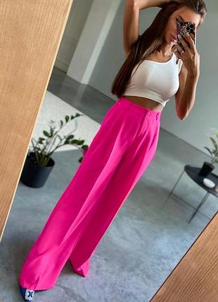 Костюм брючний топ штани палаццо