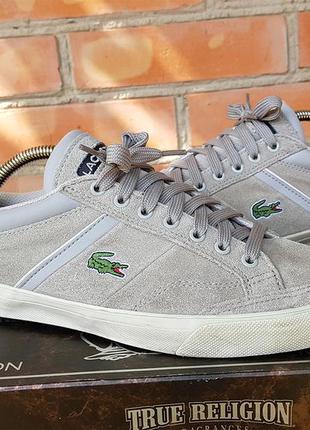 Lacoste кроссовки замшевые оригинал (40.5)